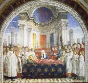 Entombment of St.Fina GHIRLANDAIO, Domenico